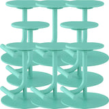 Minimalist Colorful Round Metal Adjustable Bar Stool Image - 19