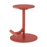 Minimalist Colorful Round Metal Adjustable Bar Stool Image - 40