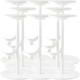 Minimalist Colorful Round Metal Adjustable Bar Stool Image - 54