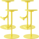 Minimalist Colorful Round Metal Adjustable Bar Stool Image - 77