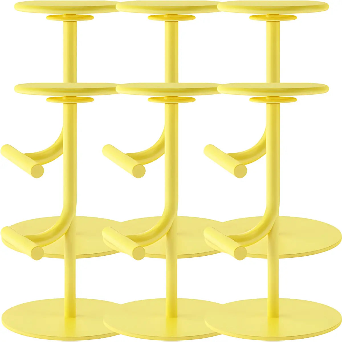 Minimalist Colorful Round Metal Adjustable Bar Stool Image - 78