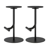 Minimalist Colorful Round Metal Adjustable Bar Stool Image - 86