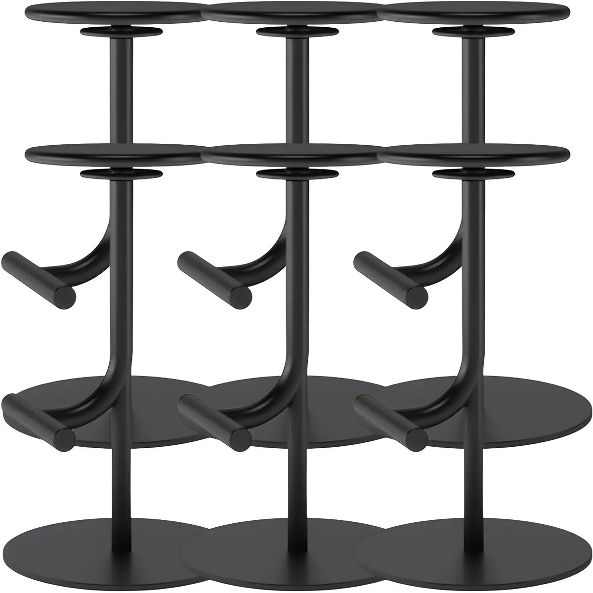 Minimalist Colorful Round Metal Adjustable Bar Stool Image - 88
