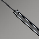 Minimalist Cylinder Metal Living Room Pendant Light Image - 19