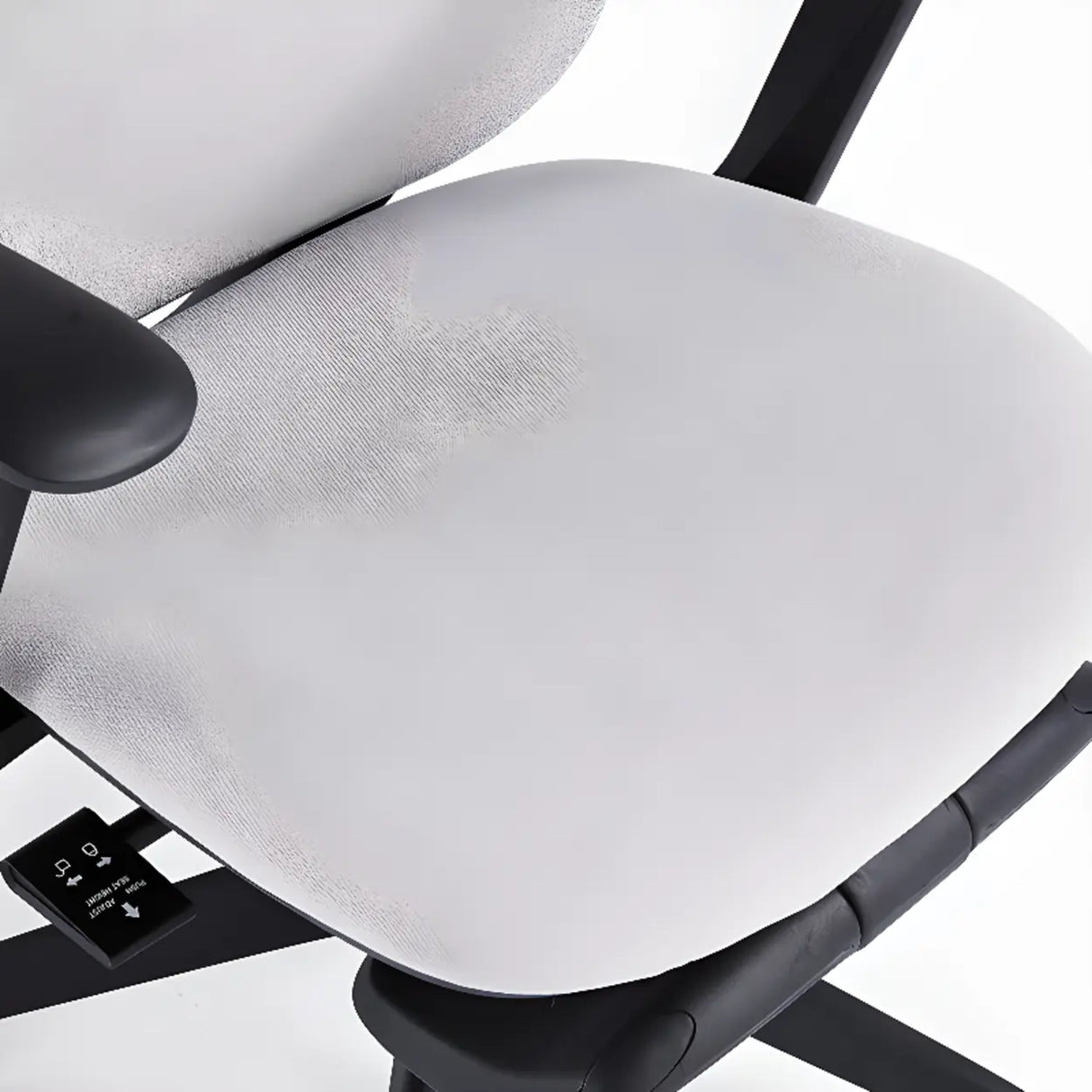Minimalist Ergonomic Mesh Upholstered Swivel Office Chair Image - 12