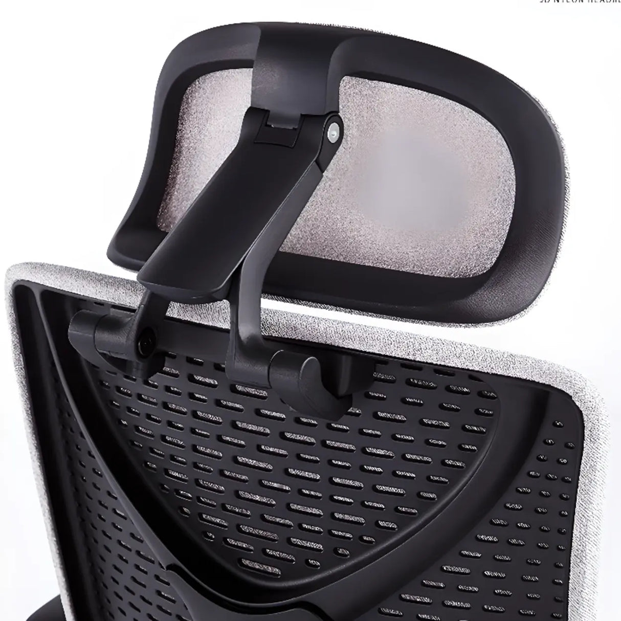 Minimalist Ergonomic Mesh Upholstered Swivel Office Chair Image - 13