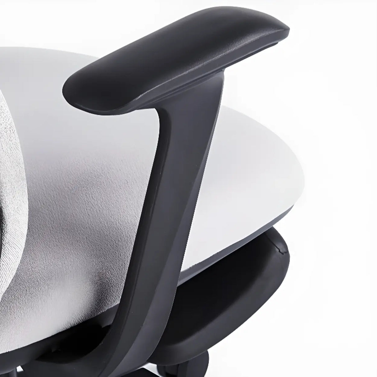 Minimalist Ergonomic Mesh Upholstered Swivel Office Chair Image - 15