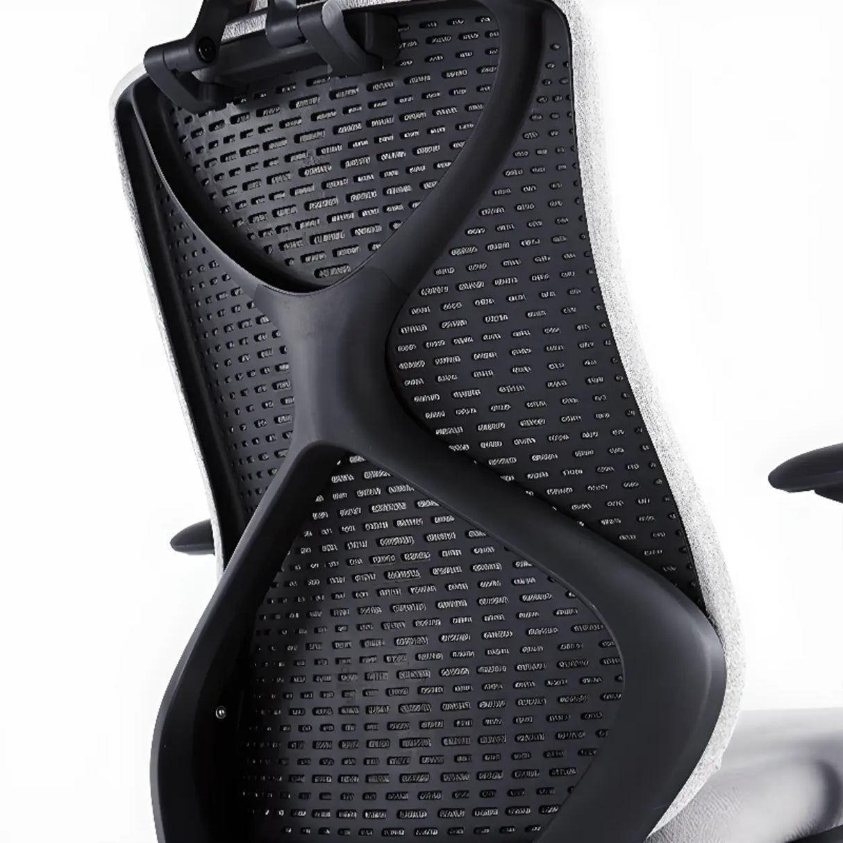 Minimalist Ergonomic Mesh Upholstered Swivel Office Chair Image - 16