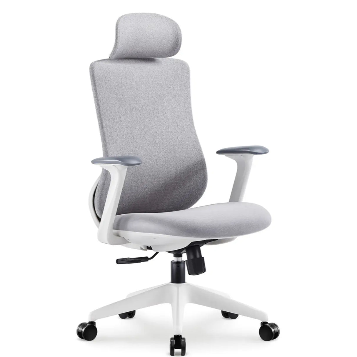 Minimalist Ergonomic Mesh Upholstered Swivel Office Chair Image - 5