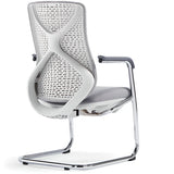 Minimalist Ergonomic Mesh Upholstered Swivel Office Chair Image - 9