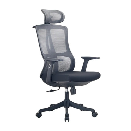 Minimalist Ergonomic Swivel Mesh Office Chair with Arms Image - 2