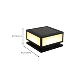 Minimalist Geometric Cube Garden Outdoor Post Lamp Image - 19