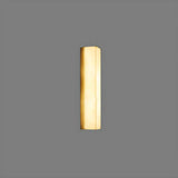 Minimalist Geometric Resin Outdoor Wall Light Fixture Image - 9