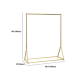 Minimalist Gold Metal Large Entryway Freestanding Coat Rack Image - 17