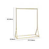 Minimalist Gold Metal Large Entryway Freestanding Coat Rack Image - 18