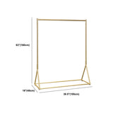 Minimalist Gold Metal Large Entryway Freestanding Coat Rack Image - 21