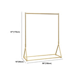 Minimalist Gold Metal Large Entryway Freestanding Coat Rack Image - 27