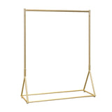 Minimalist Gold Metal Large Entryway Freestanding Coat Rack Image - 5