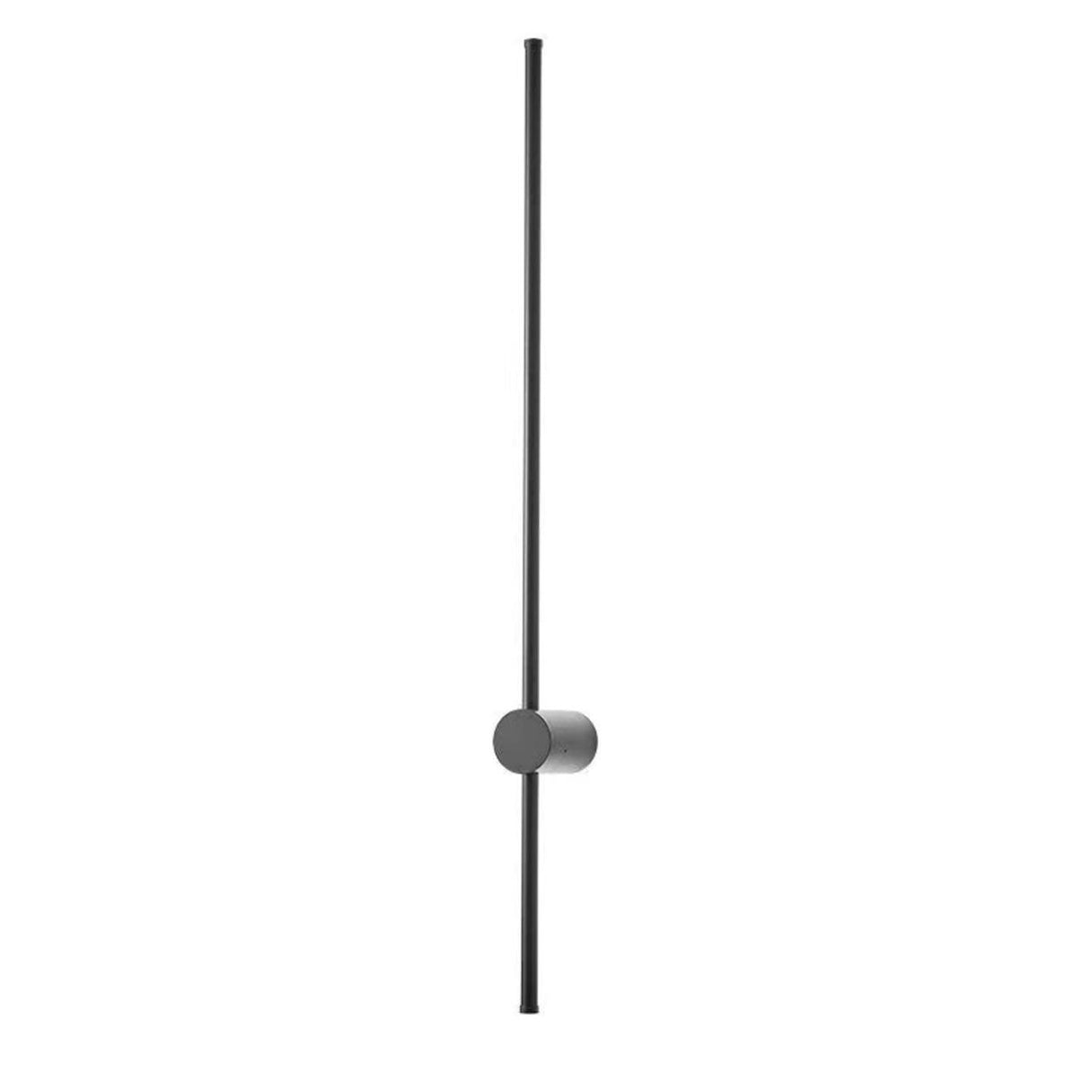 Minimalist Gold Vertical Bedroom LED Wall Sconce Image - 5