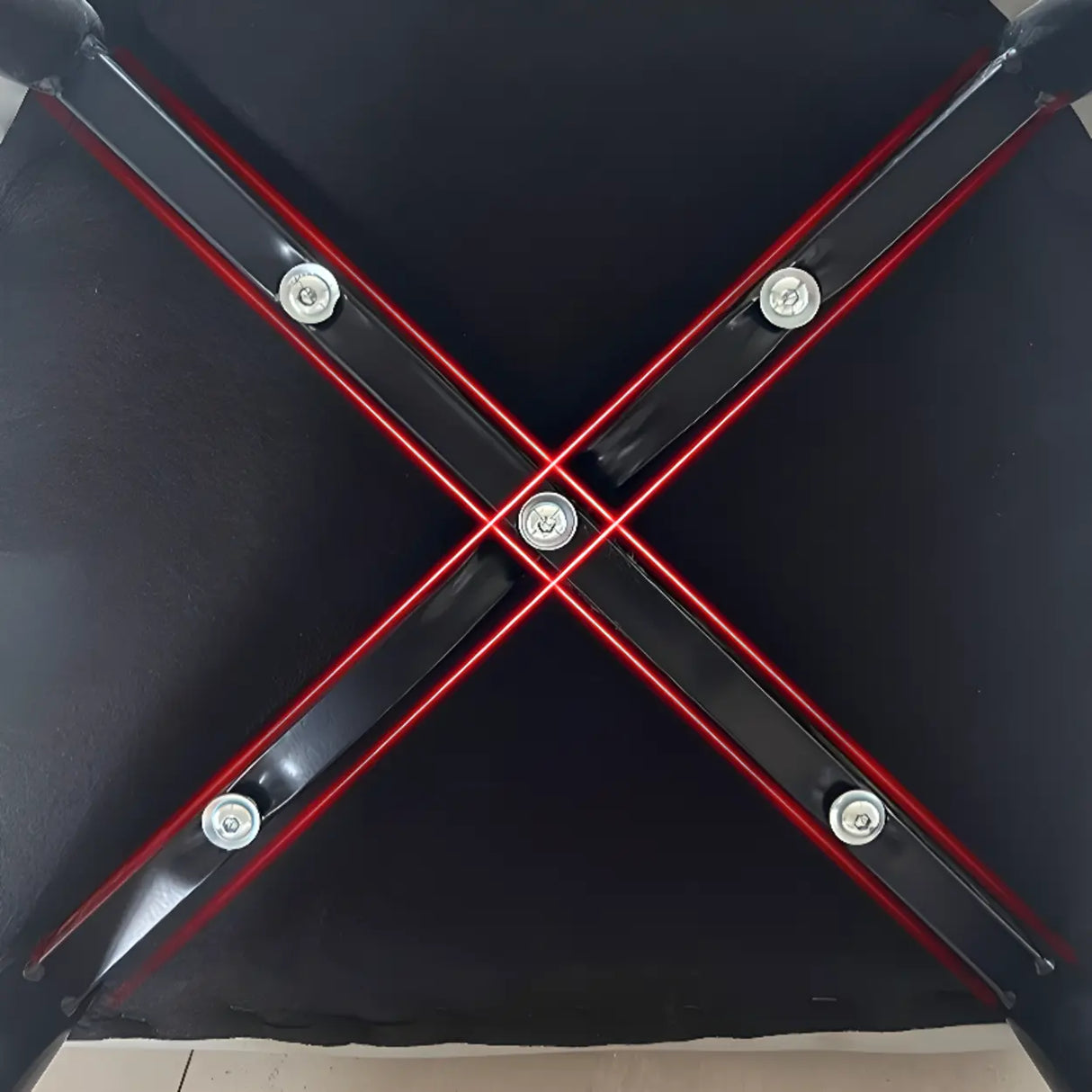 Minimalist Leather Solid Back Upholstered Dining Chairs Image - 6