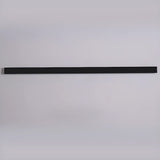 Minimalist Linear Long Outdoor LED Wall Light Black Image - 6