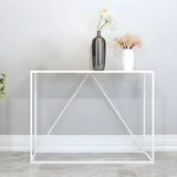 Minimalist Metal Black Stain Resistant Console Table Image - 4