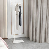 Minimalist Metal Gold High Freestanding Coat Rack with Hooks Image - 6
