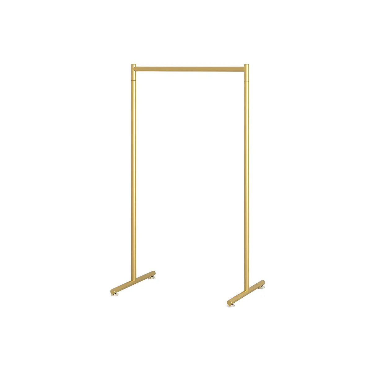 Minimalist Metal Gold Large Free Standing Coat Rack Image - 10