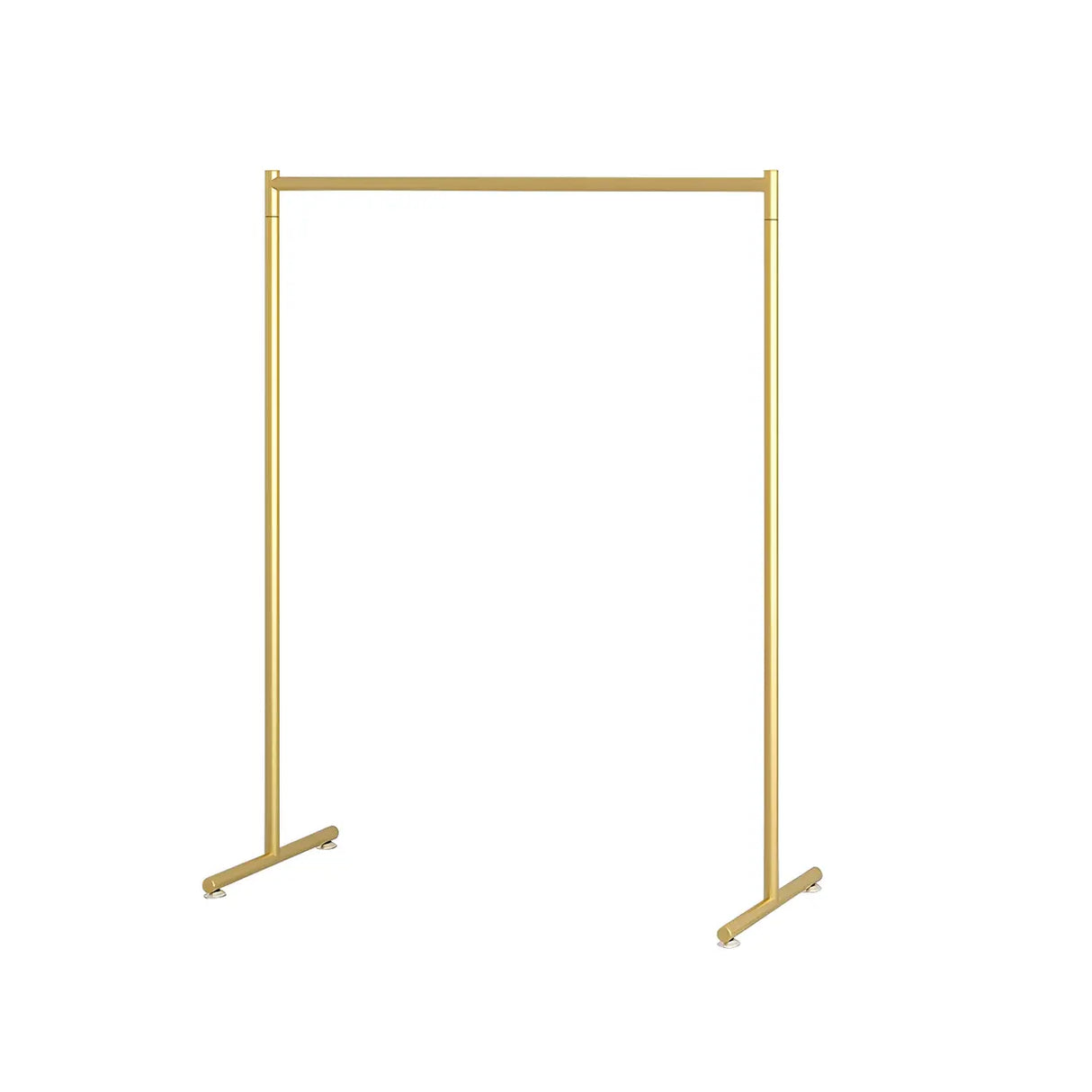 Minimalist Metal Gold Large Free Standing Coat Rack Image - 13