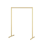 Minimalist Metal Gold Large Free Standing Coat Rack Image - 13
