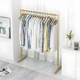 Minimalist Metal Gold Large Free Standing Coat Rack Image - 18
