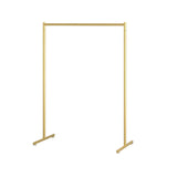 Minimalist Metal Gold Large Free Standing Coat Rack Image - 19