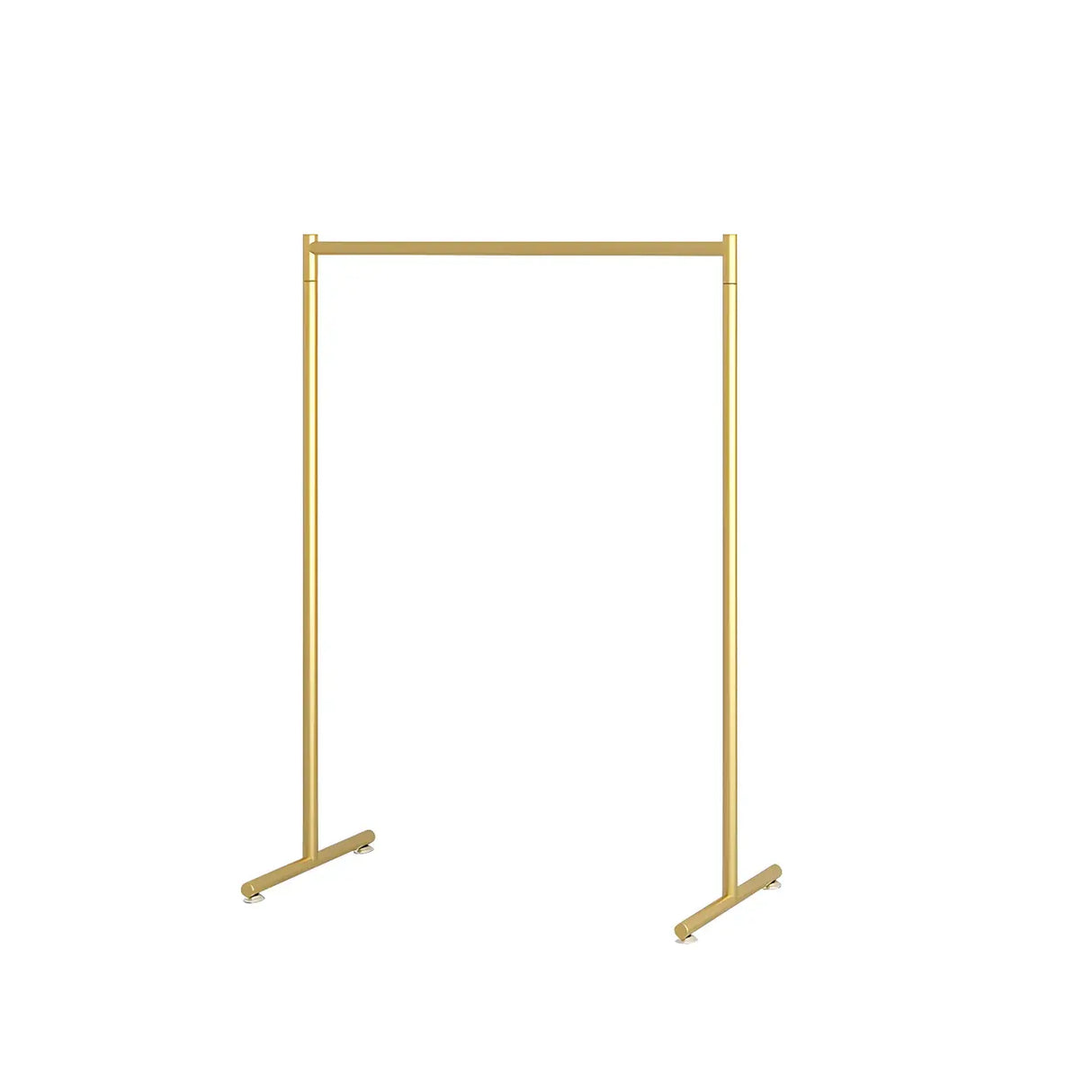 Minimalist Metal Gold Large Free Standing Coat Rack Image - 2