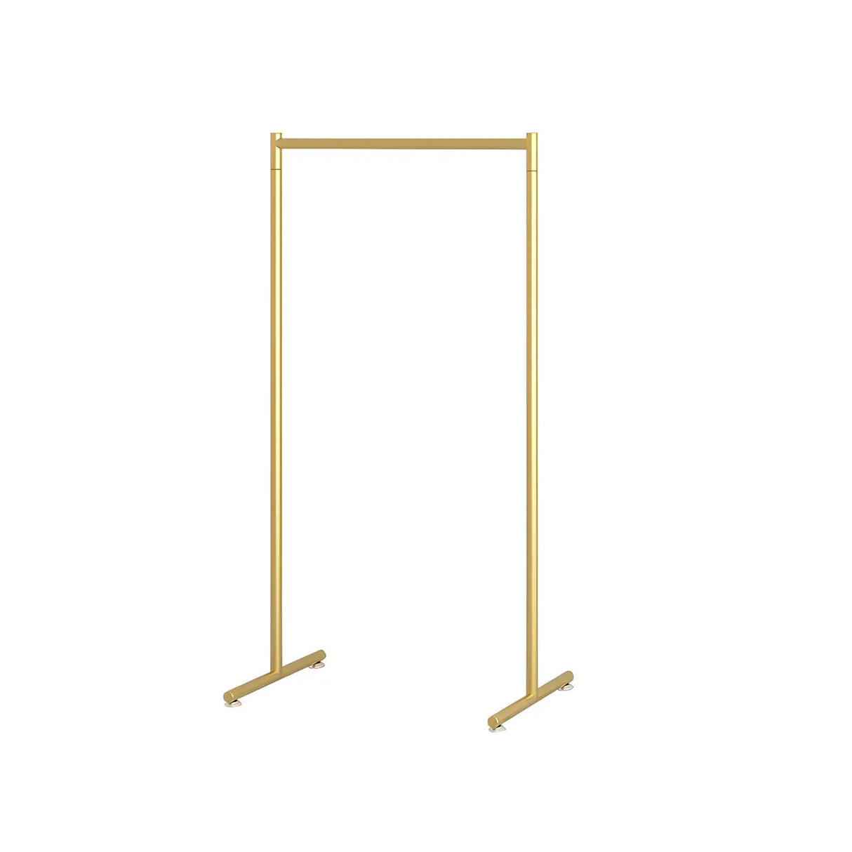 Minimalist Metal Gold Large Free Standing Coat Rack Image - 22