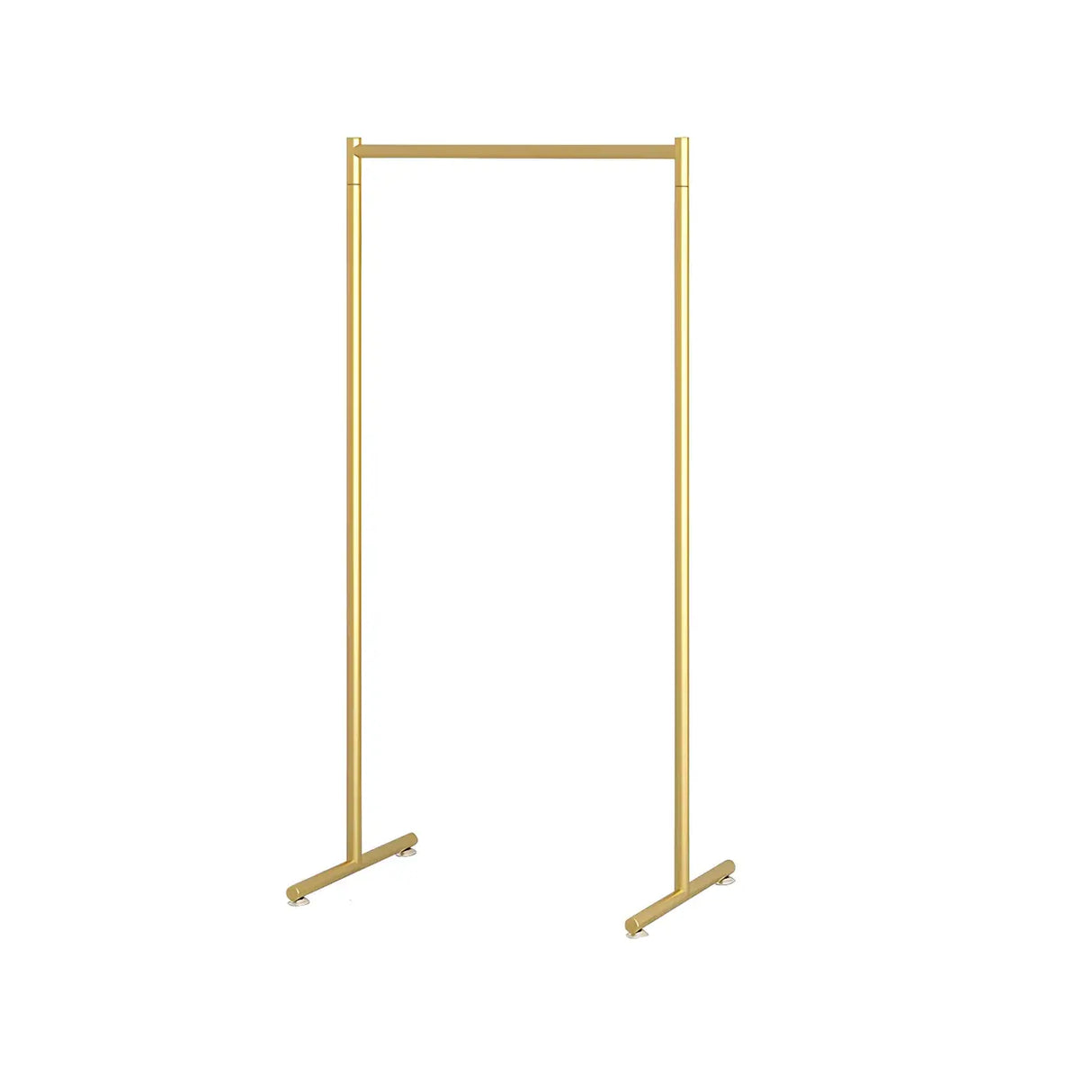 Minimalist Metal Gold Large Free Standing Coat Rack Image - 24