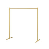 Minimalist Metal Gold Large Free Standing Coat Rack Image - 25
