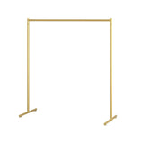Minimalist Metal Gold Large Free Standing Coat Rack Image - 29