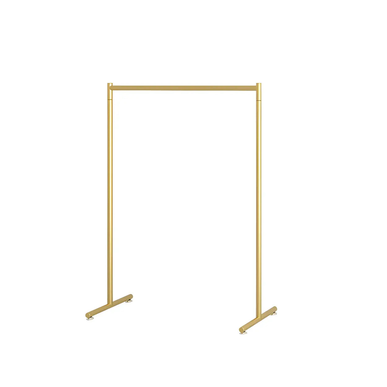 Minimalist Metal Gold Large Free Standing Coat Rack Image - 2