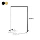 Minimalist Metal Gold Large Free Standing Coat Rack Image - 40