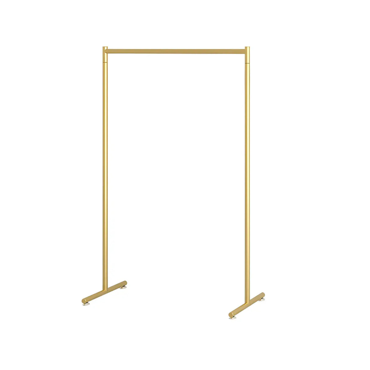 Minimalist Metal Gold Large Free Standing Coat Rack Image - 6
