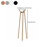 Minimalist Metal Hooks White Tall Functional Coat Rack #size