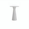 Minimalist Modern Round Pedestal Wood Bar Table for Two Image - 5
