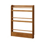 Minimalist Modern Wooden Shallow Vertical Kids Bookshelf Image - 2