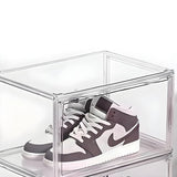 Minimalist Rectangular Acrylic Clear Shoe Storage Box Image - 11