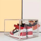 Minimalist Rectangular Acrylic Clear Shoe Storage Box Image - 2