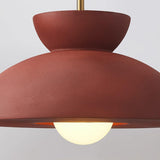 Minimalist Resin Green Dome Dining Room Pendant Light Image - 13