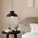 Minimalist Resin Green Dome Dining Room Pendant Light Image - 7