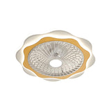 Minimalist Round Bladeless Ceiling Fan with LED Light Image - 12