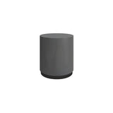 Minimalist Round Wood Top Metal Base Coffee Table Image - 3