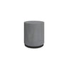 Minimalist Round Wood Top Metal Base Coffee Table Image - 5